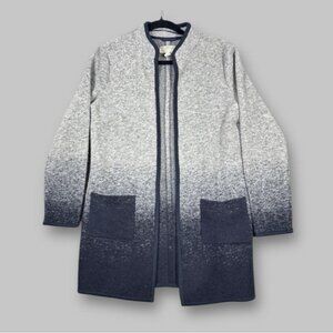 500 Denim Maison Cinqcent Womens Speckled Ombre Wool Cardigan Size 6